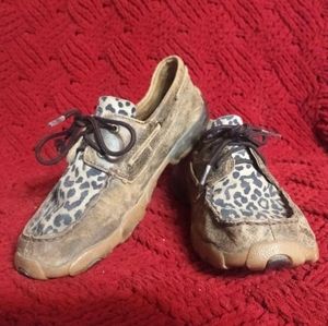 Twisted X leather Moccasin Shoes